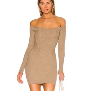 Revolve NBD Zacari Off-Shoulder Bodycon Mini Dress | Size M | NWT